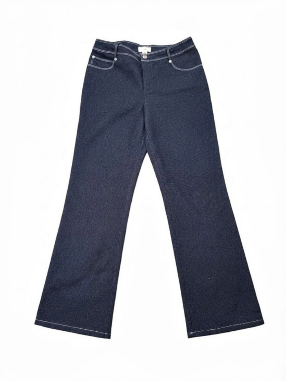 St. John Sport Wide Leg Jeans in Blue Size 8